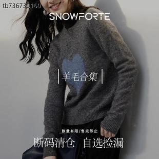 女羊毛上衣设计感小众针织衫 羊毛衫 现货现发 25秋冬 清仓捡漏