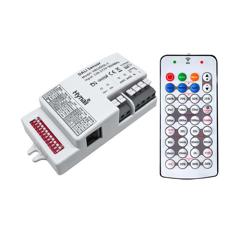 HNS205DL-C DALI-2 D4i 遥控 拨码 DALI Bus设置 微波感应器