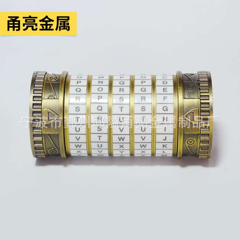 宁波现货供应达芬奇密码锁工厂达芬奇密码筒 可拆卸自己设置密码