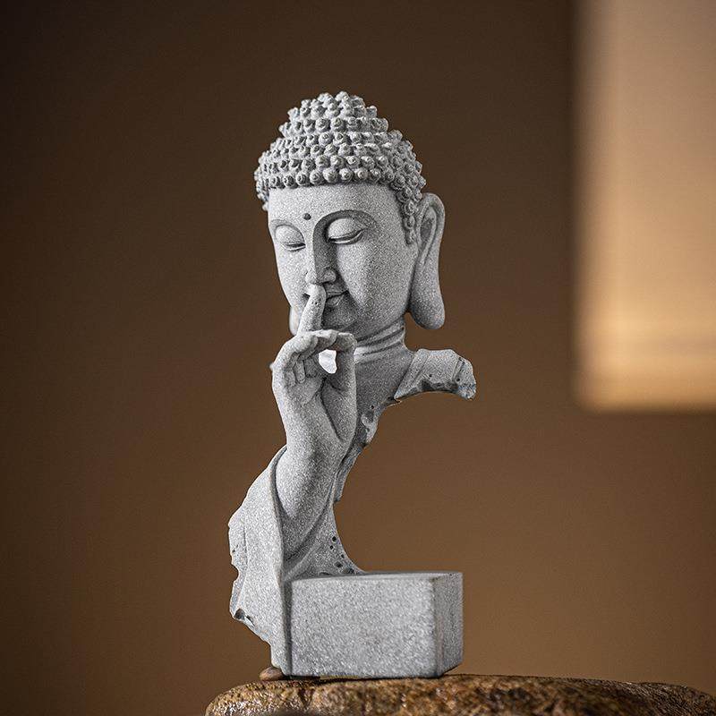 禅意大日如来佛系家居小摆件桌面鱼缸盆栽装饰品创意茶桌茶室摆设,电子元器件市场,其它元器件,淘宝优惠券,粉丝福利购,淘宝优惠卷