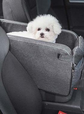 1套 灰色 PP棉 狗狗坐车狗窝汽车宠物车载垫猫咪安全座椅中控窝