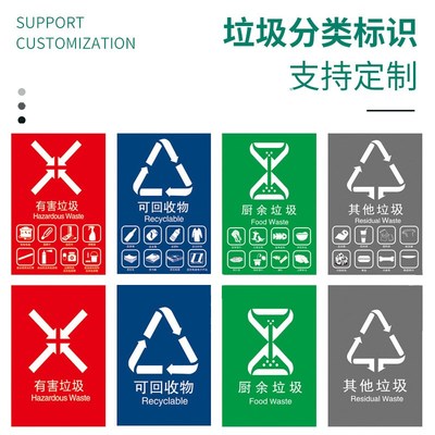 分类垃圾亭户外收集亭社区农村城市定制回收站防雨棚四分类垃圾房