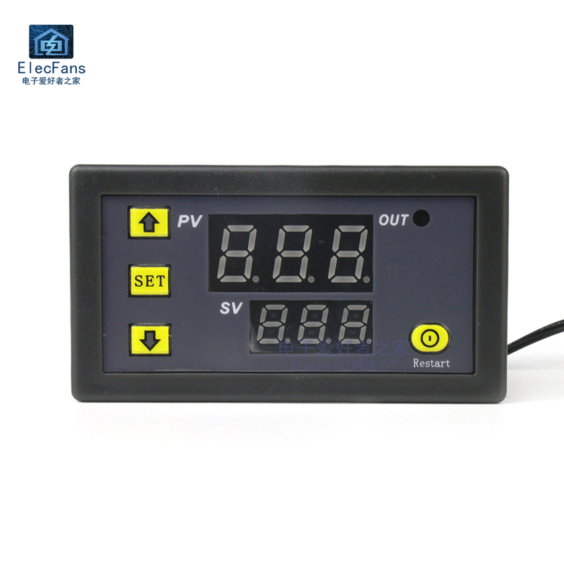 W3230高精度温度控制器 数显温控器模块 控温开关板1P2V/24V/220V