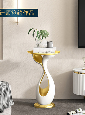 创意艺术大型落地摆件托盘轻奢客厅电视柜沙发边搬家乔迁新居礼品