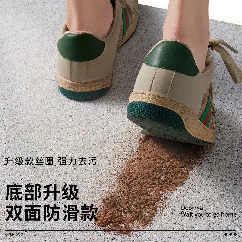 入户门地垫丝圈门垫进门防滑垫子除E尘耐脏可裁剪脚垫家用地毯门