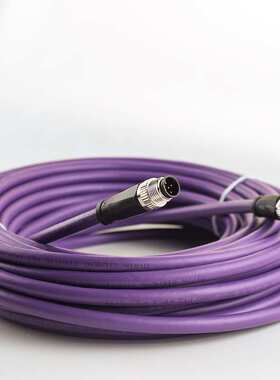 紫色动力线缆M12.5BF-OPH10_10-M12.5BM