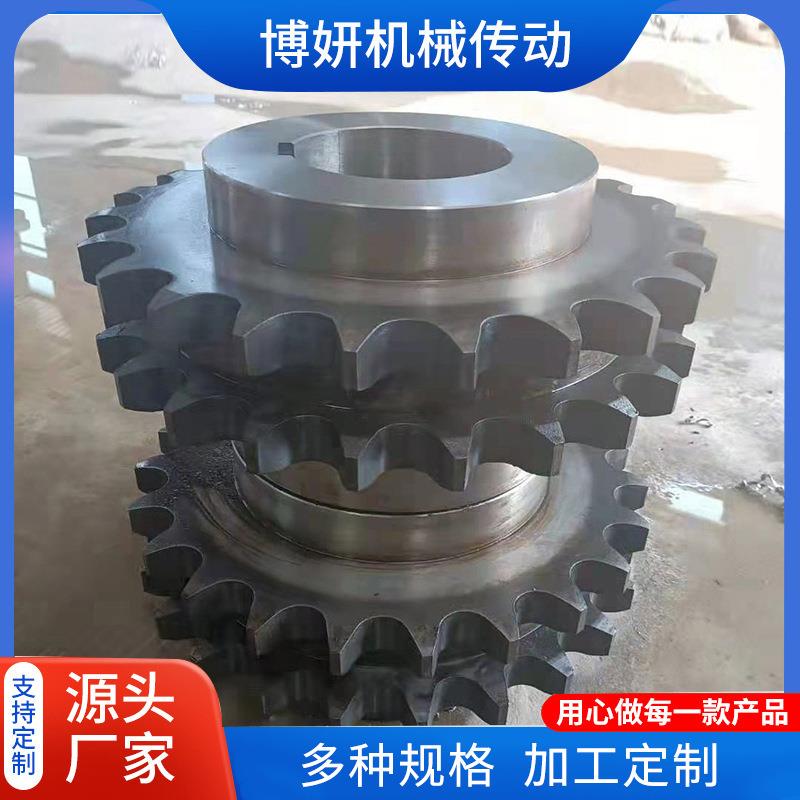 机械传动不锈钢链轮工业齿轮起重配件链轮播种机单双排链轮
