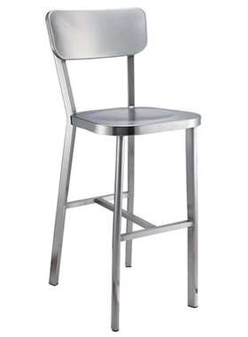 现货不锈钢吧台椅bar stool酒吧椅子亮光吧椅现代简约靠背凳