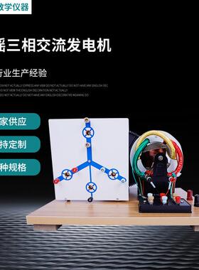 手摇三相交流发电机24045物理实验器材教学仪器中学教具现货