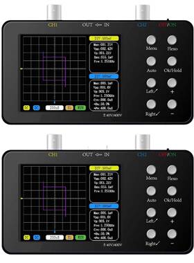 SCO2便携双通道示波器50M采样率10M模拟带宽电流示波手机维修