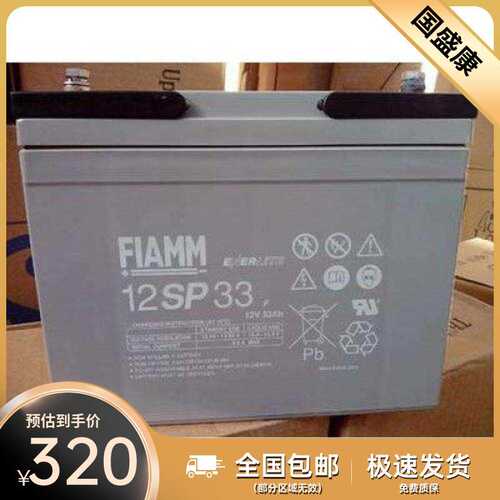 FIAMM 非凡蓄电池12V33AH直流屏机房基站工业12SP-33发电厂通讯