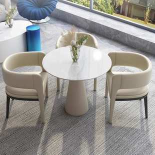 金仕喜售楼处酒店洽谈接待椅现代简约休息区会客商用谈判桌椅组合