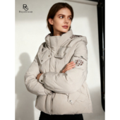 外套88020 连帽格子拼接立领款 甜甜专享 时尚