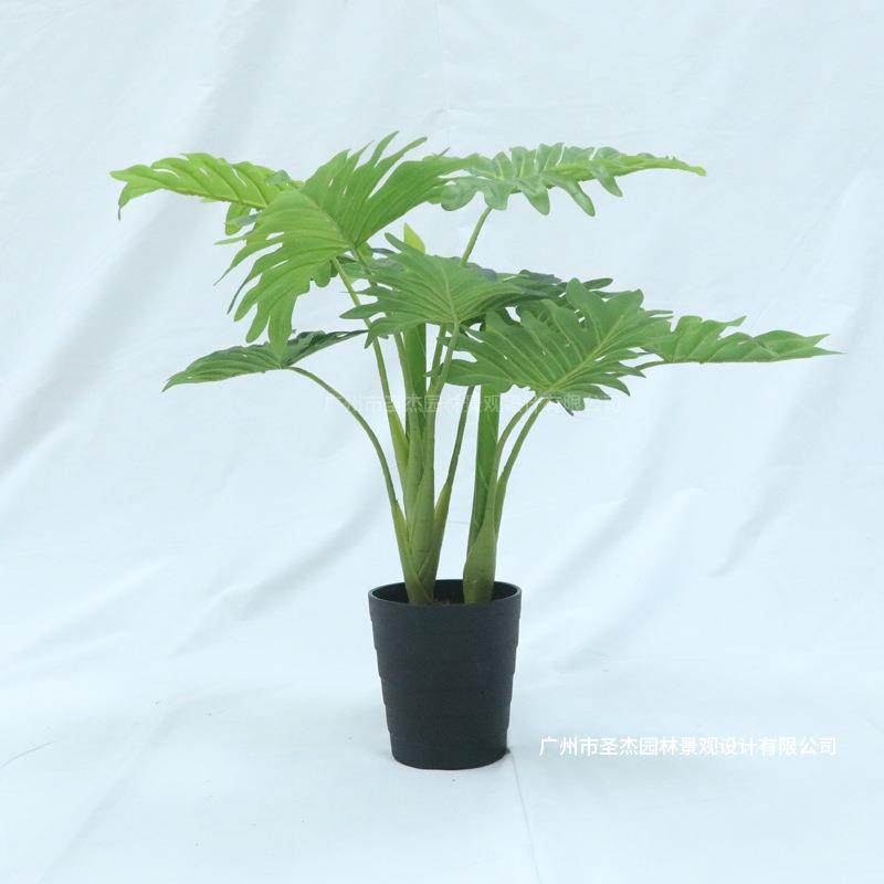 仿真喜林芋盆 室内春芋龟背落地假绿植 客厅橱窗办公摆件装饰盆景,电子元器件市场,其它元器件,淘宝优惠券,粉丝福利购,淘宝优惠卷