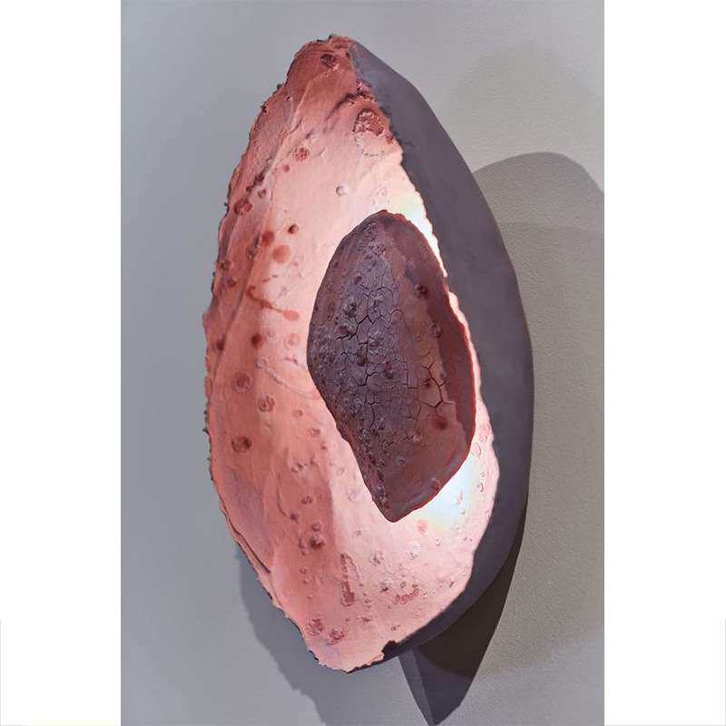 抽象艺术客厅挂画别墅样板间装置画轻奢个性立体装饰画椭圆装置画