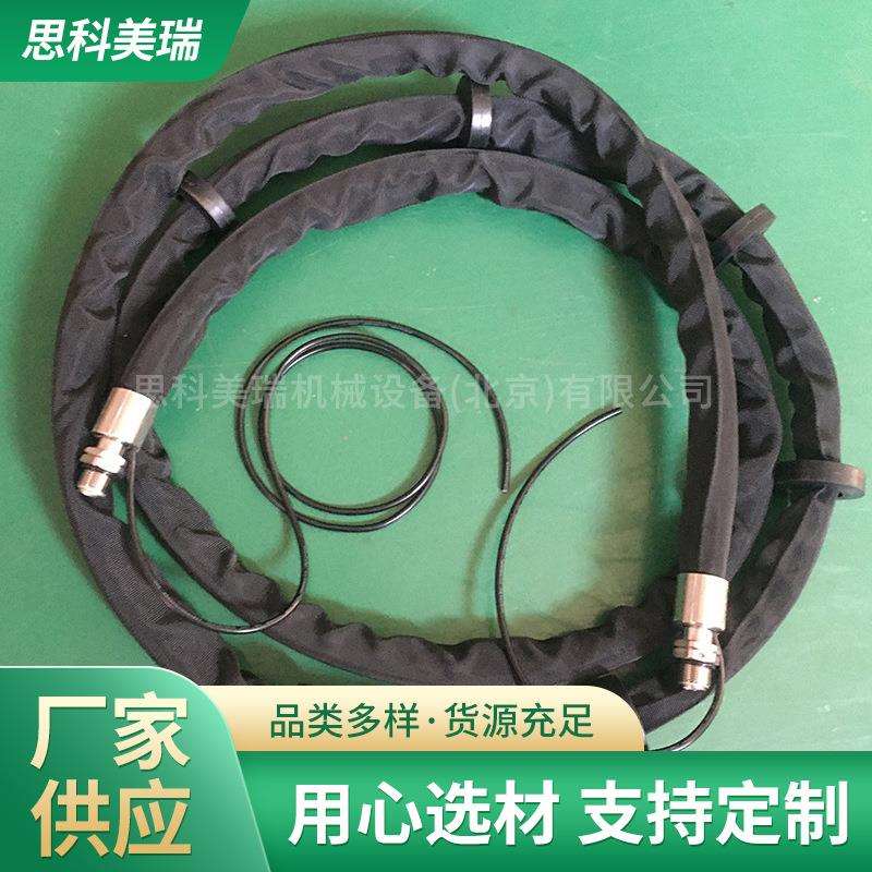 车卡识别加油管 钢丝编织导线护套柴油管 黑色柴油丁腈耐油软管