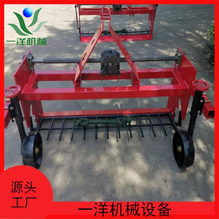 起苗机拖拉机带的收草莓苗香菜蒜苗大葱洋葱苗起苗振动筛起苗机器