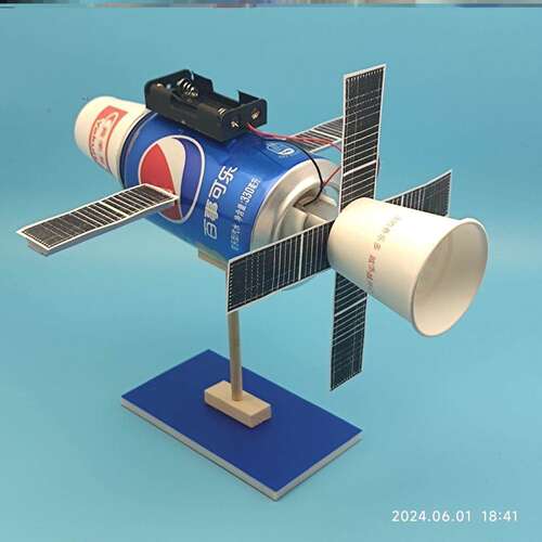 航天模型手工材料包创意小学生diy宇宙空间站制发明航空火箭模型