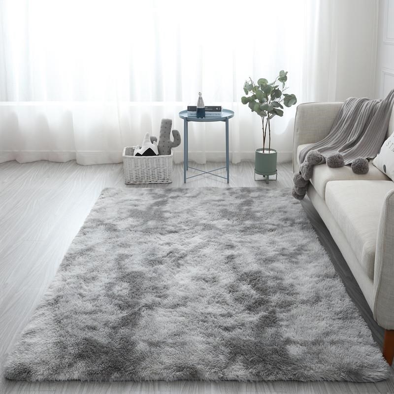 Carpets Plush carpet bedroom rug bedside blanket floor mat