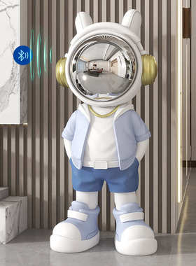 太空人宇航员客厅大型落地创意摆件电视柜沙发装饰品乔迁开业礼物