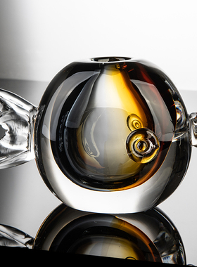 年年有余招财鱼琉璃摆件家居装饰品好物客厅玄关酒V店大厅高档摆