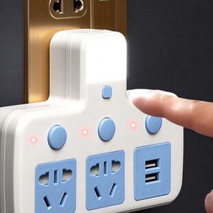 多用多功能带开关多孔插座转换器插排插线板多智能插座位扩展插头