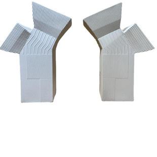 现代简约异形陶瓷工艺品花器花插摆件家居样板房软装饰用品