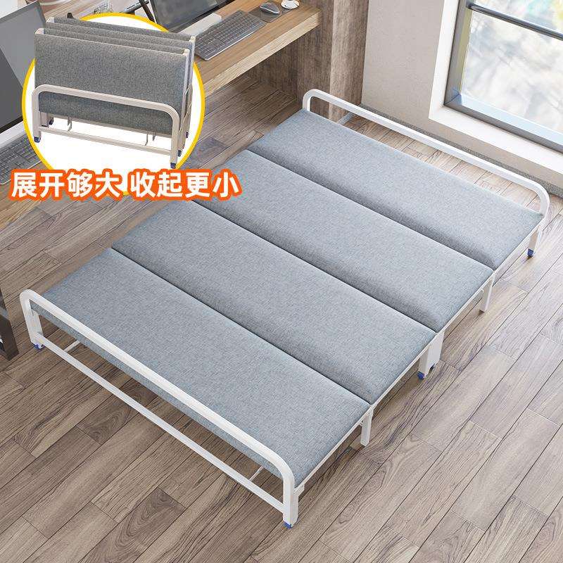 午睡床简易便携款折叠床单人床轻便白领办公室午休床四折陪护收纳