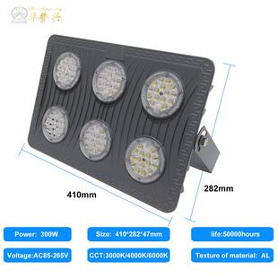 新款LED投光灯 100W投光灯 高流明 户外高亮投灯 街灯