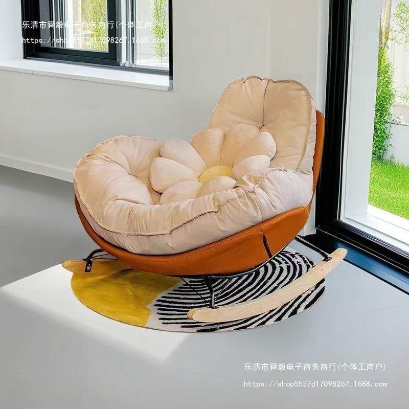 2024新款摇摇椅躺椅小卧室客厅单人网红现代简约懒人沙发可躺可睡,鲜花速递/花卉仿真/绿植园艺,割草机/草坪机,淘宝优惠券,粉丝福利购,淘宝优惠卷