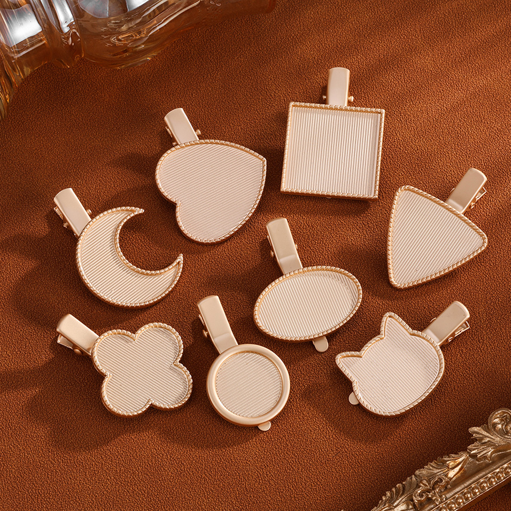 手工宋锦diy底胚发夹包布贴布