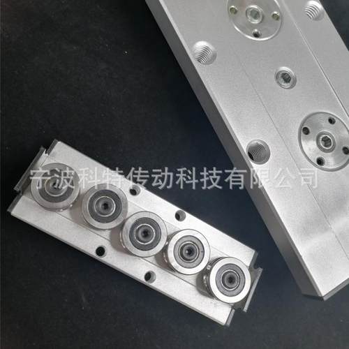 厂家直销滚轮滑块滑动导轨 双轴心滑块导轨 SGR10 两端加挡板