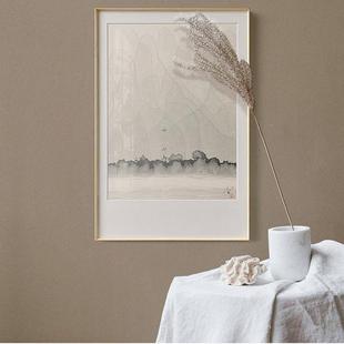 山水客厅书房玄关挂画壁画A190 饰画新中式 高档实木铝合金 水墨装