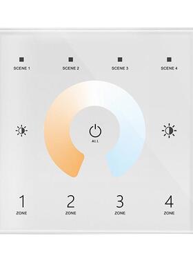 4区 AC100-240V CCT DMX主控触摸面板 T12