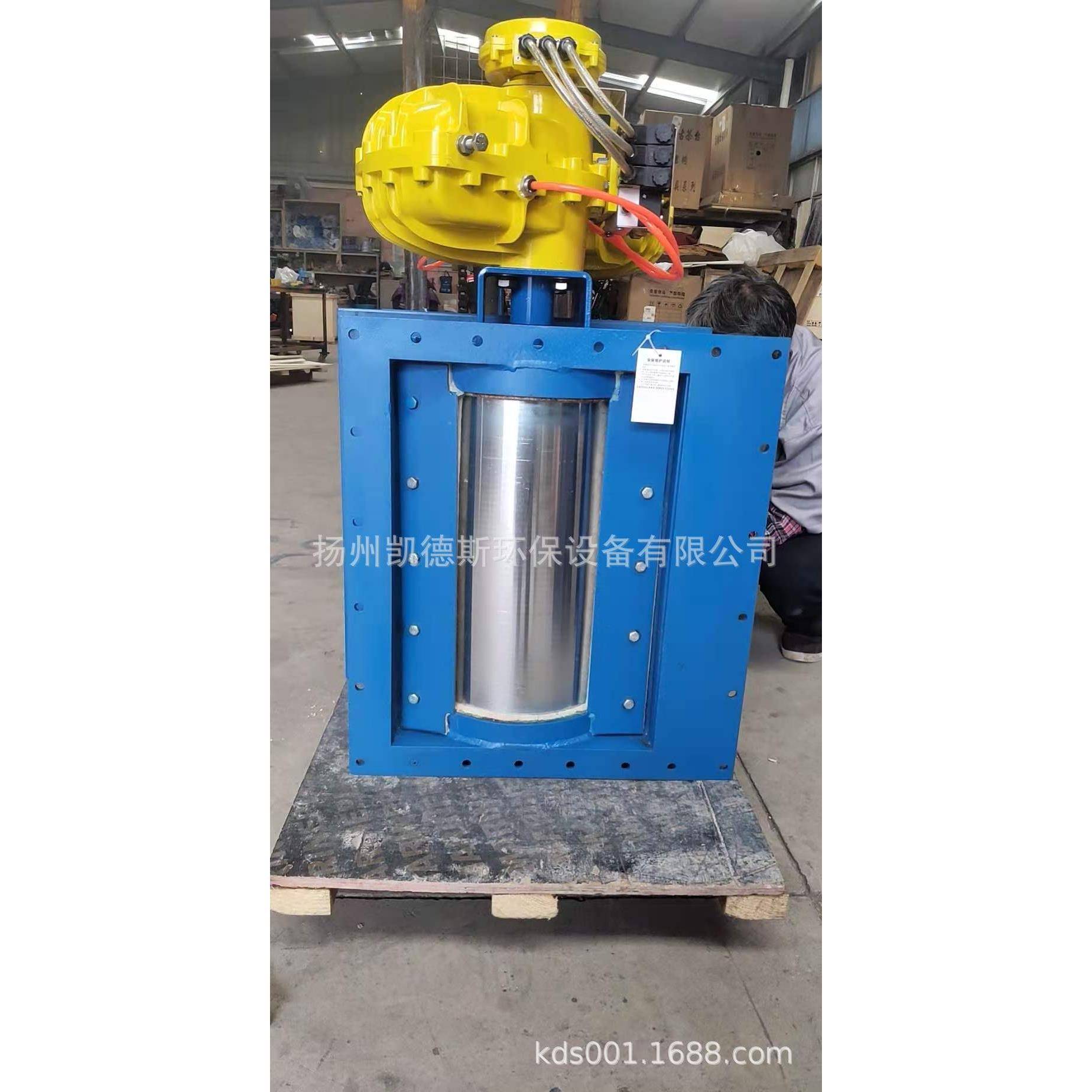 CP500伊堡阀B500电动流量阀500x500气动截止阀肯吶特气缸124-100