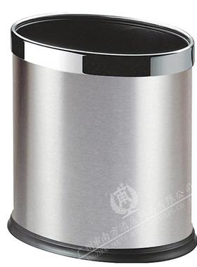 10L木纹漆黑色家用酒店卫生间垃圾筒椭圆双层垃圾桶GPX-45B房间桶