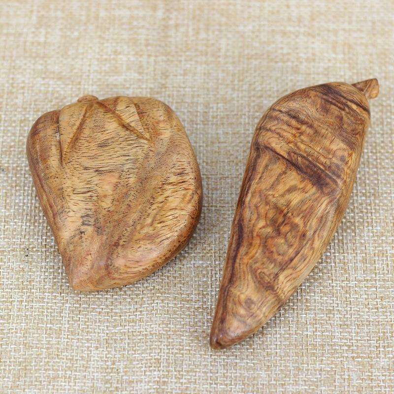 黄花梨芒果派系列款 手把件把玩件雕刻盘玩文玩 送礼佳品