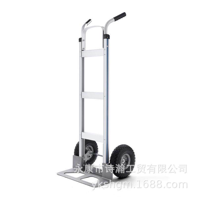 厂家直销铝合金加厚老虎车手推车两轮拉货车手动搬运车载重王小推