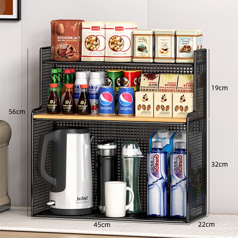 杯子桌面收纳柜实l木茶杯茶具置物柜子餐桌咖啡杯收纳台面杯架高