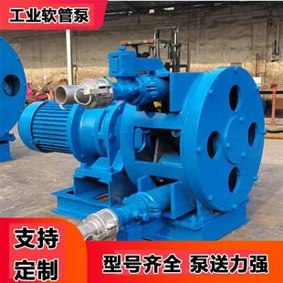 RGB40工业软管泵颗粒食品级高浓度黏稠液体纸浆长距离矿浆输送泵