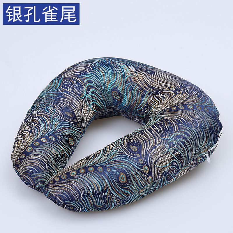 u型枕午睡枕e蚕沙荞麦枕头颈椎护颈枕靠枕脖子汽车飞机旅行U形枕