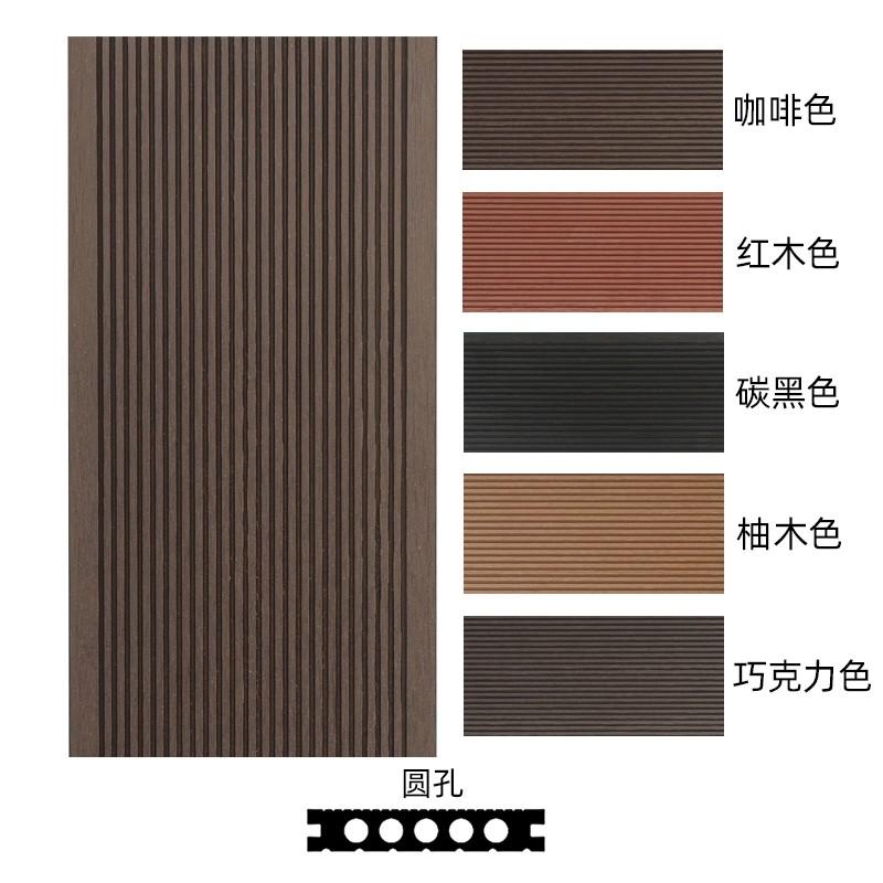 庭院户外a塑木地板二代共挤木塑地板室外防腐木地板水公园露台花