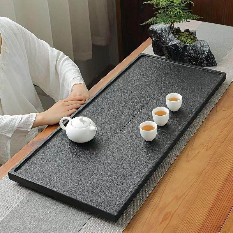 乌金石茶盘整块茶盘茶具家用简约石材石头套装一体现代茶台功夫茶