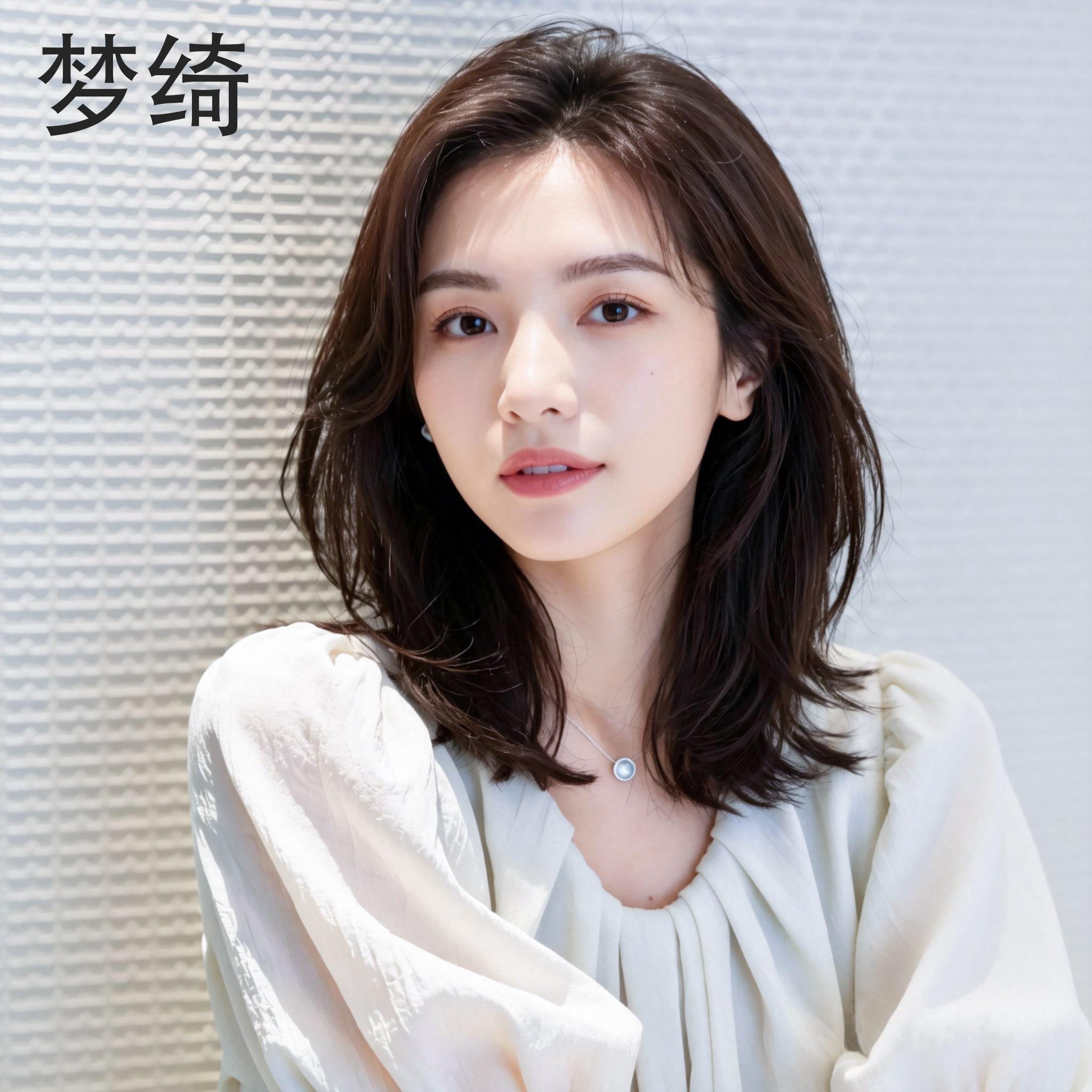 假发全头套女真人发丝中分锁骨发高层次隐形短发假发女全头套