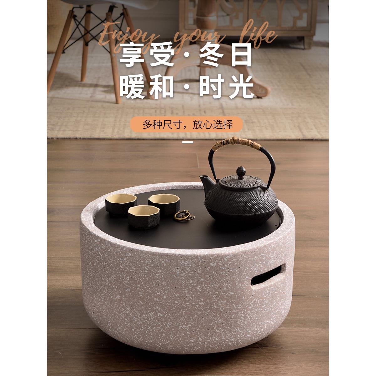 围炉煮茶烤茶煮茶壶单壶罐罐茶煮茶器家用室内茶具壶配件网红陶壶