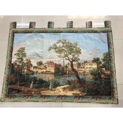 欧式复古机织装饰挂画成品墙挂壁画壁毯挂毯客厅卧室高档墙饰布挂