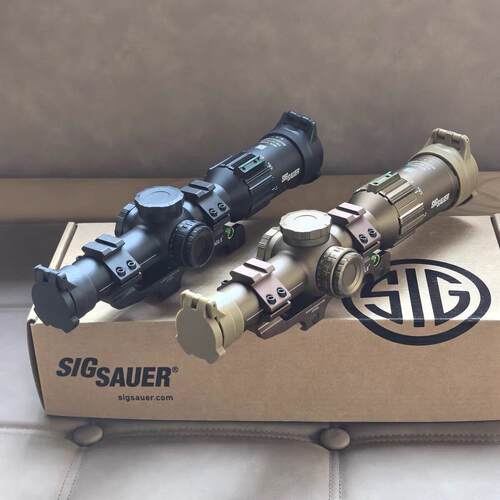 SIGSauer探戈1-6倍高清薄壁广角夜视速瞄i准器十字望远镜模型弹弓