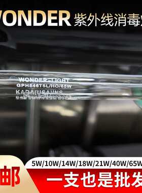 GPH436T5L/21W紫外线消毒灯wonder水处理254nm紫外线杀菌灯