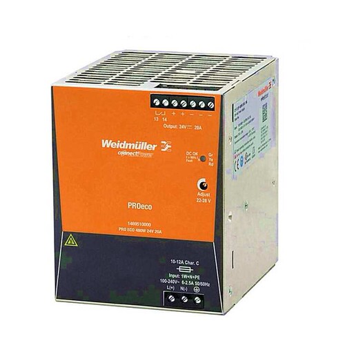 PRO ECO 480W 24V 20A魏德米勒weidmuller开关电源模块1469510000