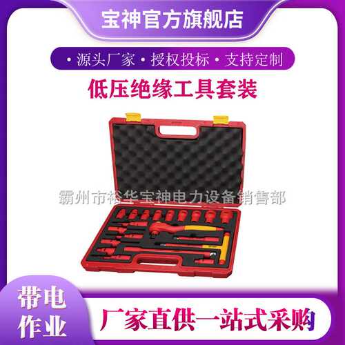 WHSPE1147带电作业工具套装低压绝缘工具套装-22件套